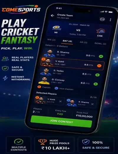 9131 (9131 bet) fantasy cricket & matchday visual 2
